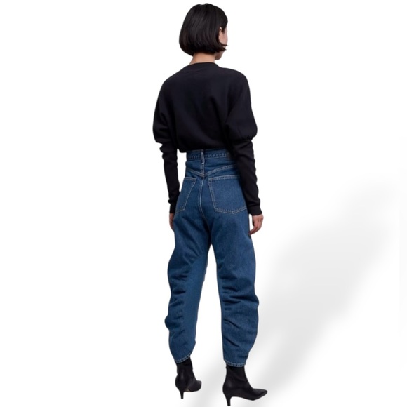 Levi’s Made & Crafted High-Rise Half Pipe Barrel Jeans 
Crop Size 27 - Picture 4 of 8